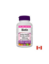 Biotin / Biotin, 5000 mcg, 60 kapsula <tc>Webber Naturals</tc>