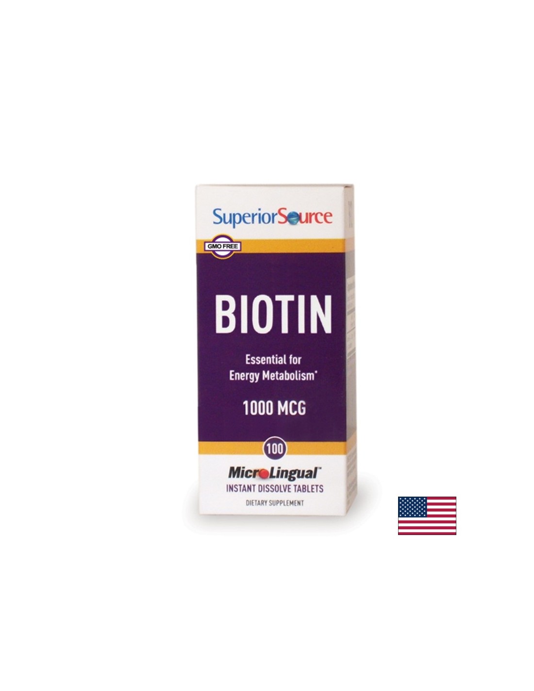 Biotin - Kosa i koža, 1000 mg x 100 sublingvalnih tableta <tc>Superior Source</tc>