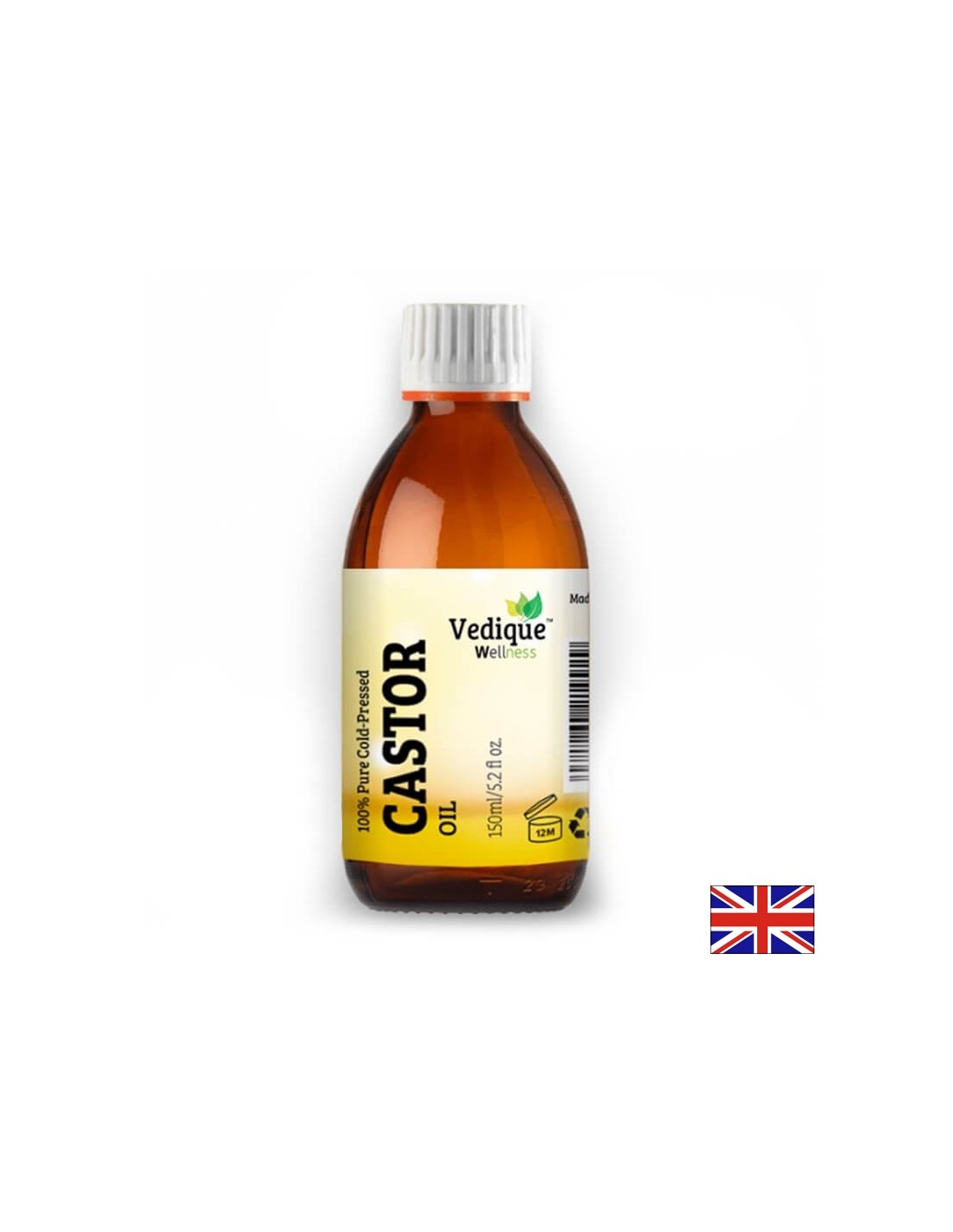 Ricinusovo ulje - za zatvor, za super kosu i kožu, 150 ml