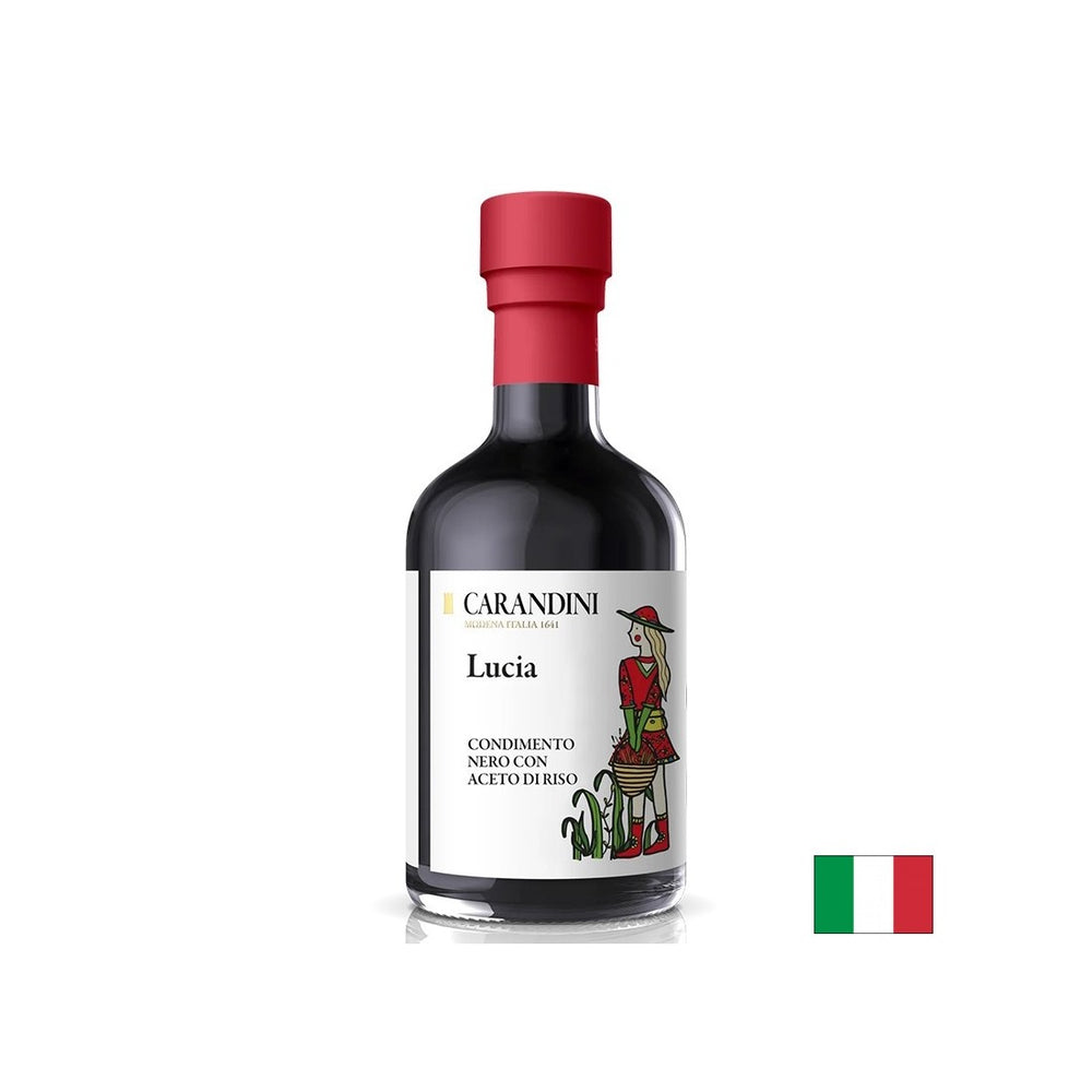 Crni preljev s rižinim ocatom Lucia, Bio, 250 ml