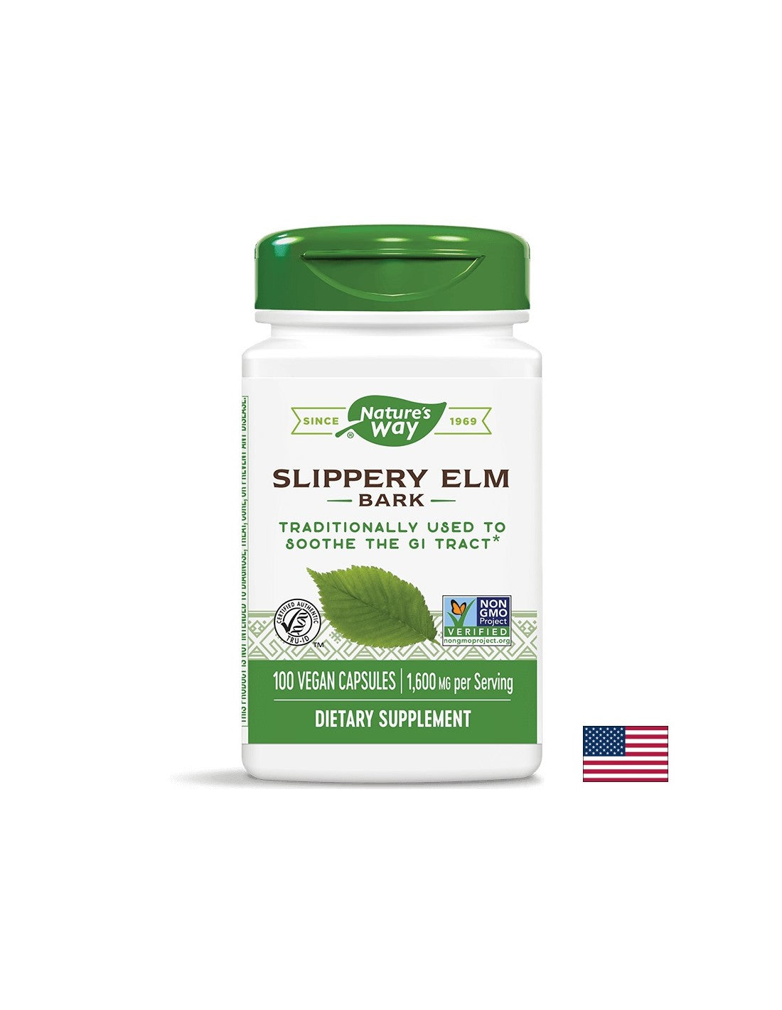 Skliski brijest 370 mg - 100 kapsula