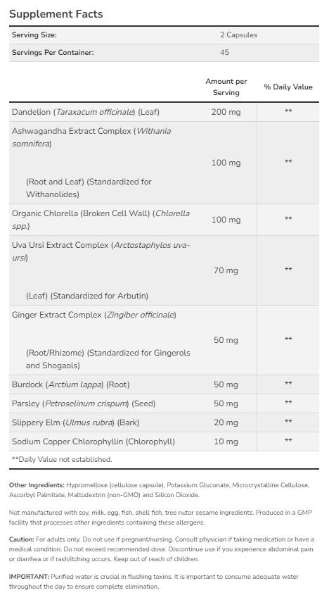 Čisto i detox | Podrška jetre i bubrega - 90 kapsula