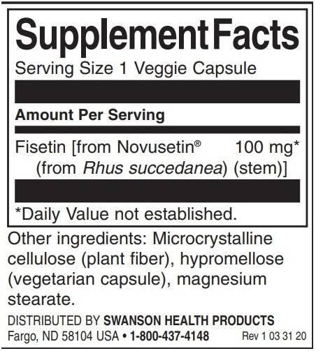 Fisetin Novusetin 100 mg - 30 kapsula
