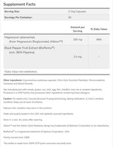 Magnezijev glicinat s bioperinom® - 180 kapsula