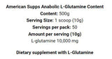Anabolički L -glutamin - 500 grama