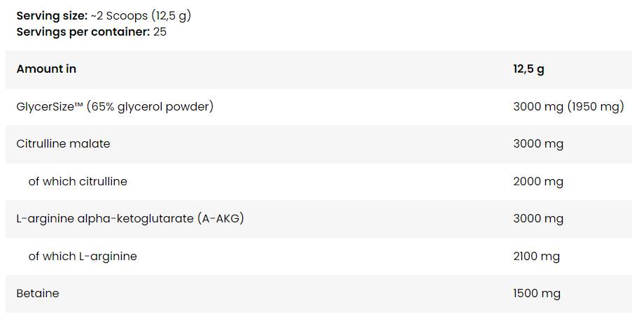 Napalm na pozornici pumpa | Formula prije treninga bez stima-313 grama