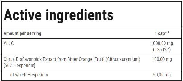 Vitamin C 1000 Ultra Bioflav - 100 kapsula