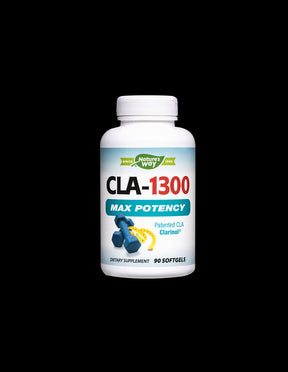 CLA-1300 Max Potency /Conjugated Linoleic Acid/ - Weight Reduction, 90 Softgels Nature's Way - Nutra Best Europe
