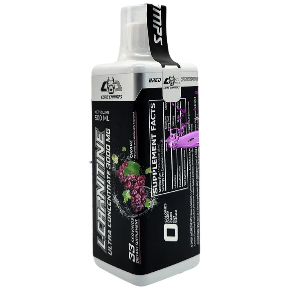 L -karnitina tekućina 3000 mg - 500 ml