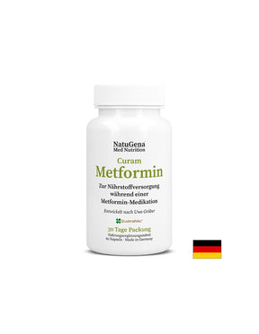 CuramMetformin (vitamins and minerals to support blood sugar) x 60 capsules - Nutra Best Europe