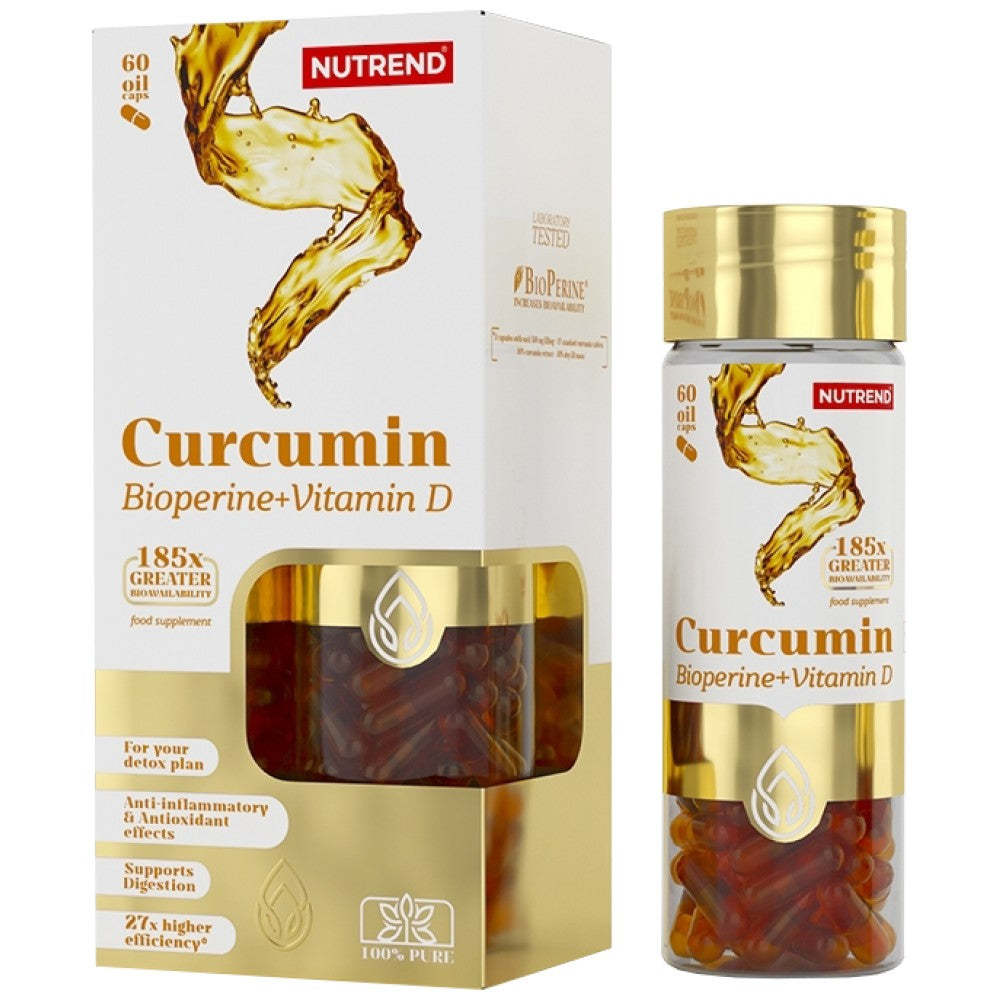 Kurkumin + bioperin + vitamin D - 60 kapsula