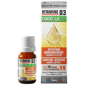 Vitamin D3 Liquid | 200 IU per Drop - 20 ml - Nutra Best Europe