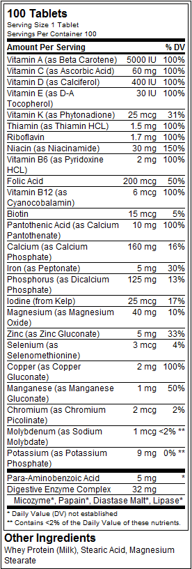 Dnevna formula - 100 tableta