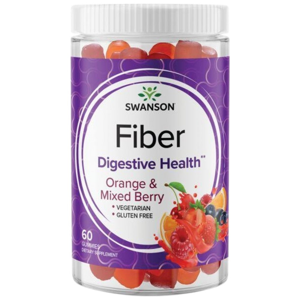 Vlakna Gummies | Orange & Mix Berry - 60 tableta za žvakanje