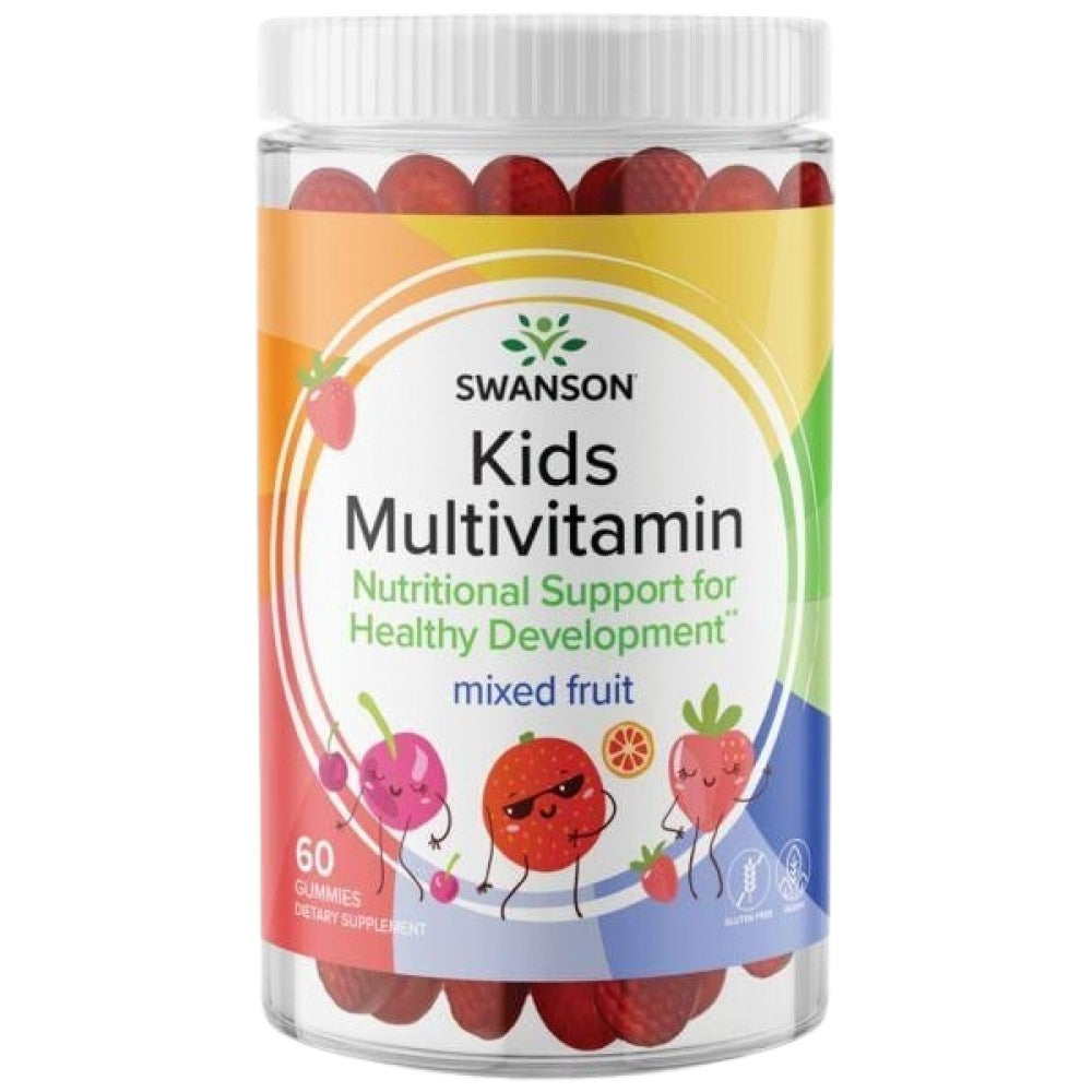 Djeca Multivitamin Gummies | Mješovito voće - 60 tableta za žvakanje