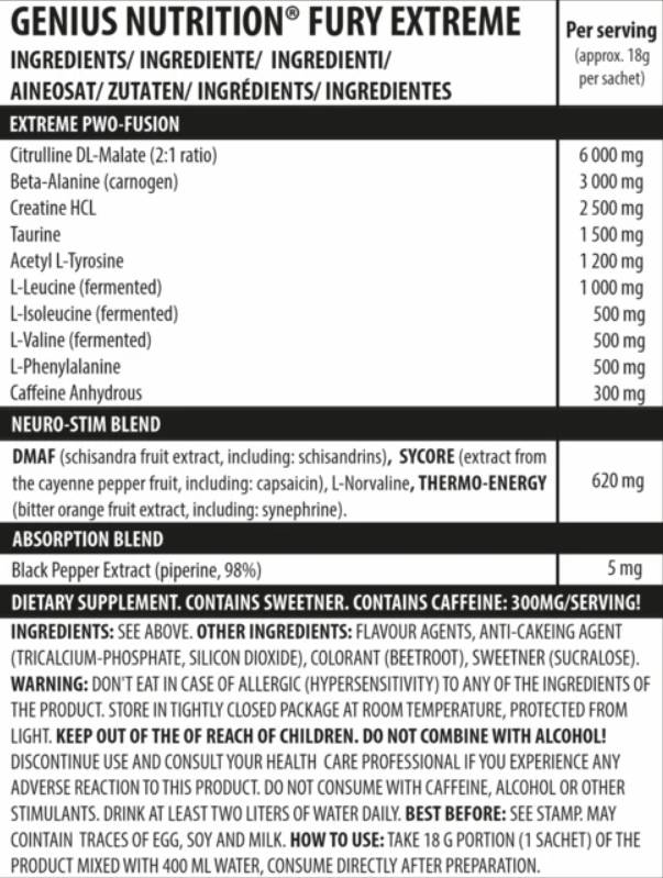 Fury Extreme - 405 grama