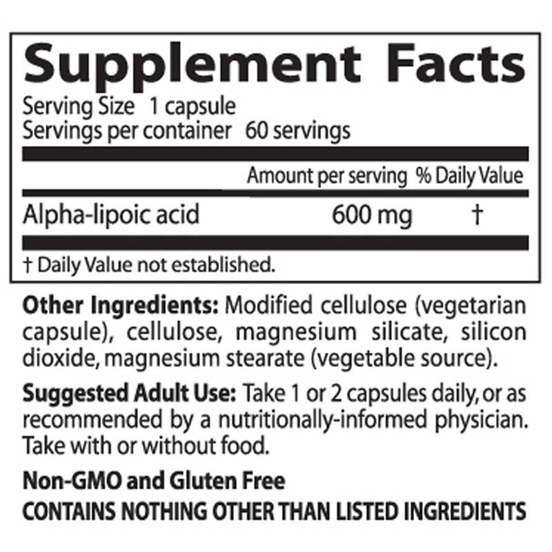 Najbolja alfa lipoična kiselina 600 mg - 60 kapsula