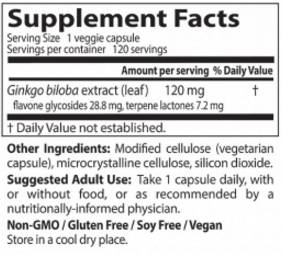 Najbolja dodatna snaga Ginkgo 120 mg - 120 kapsula