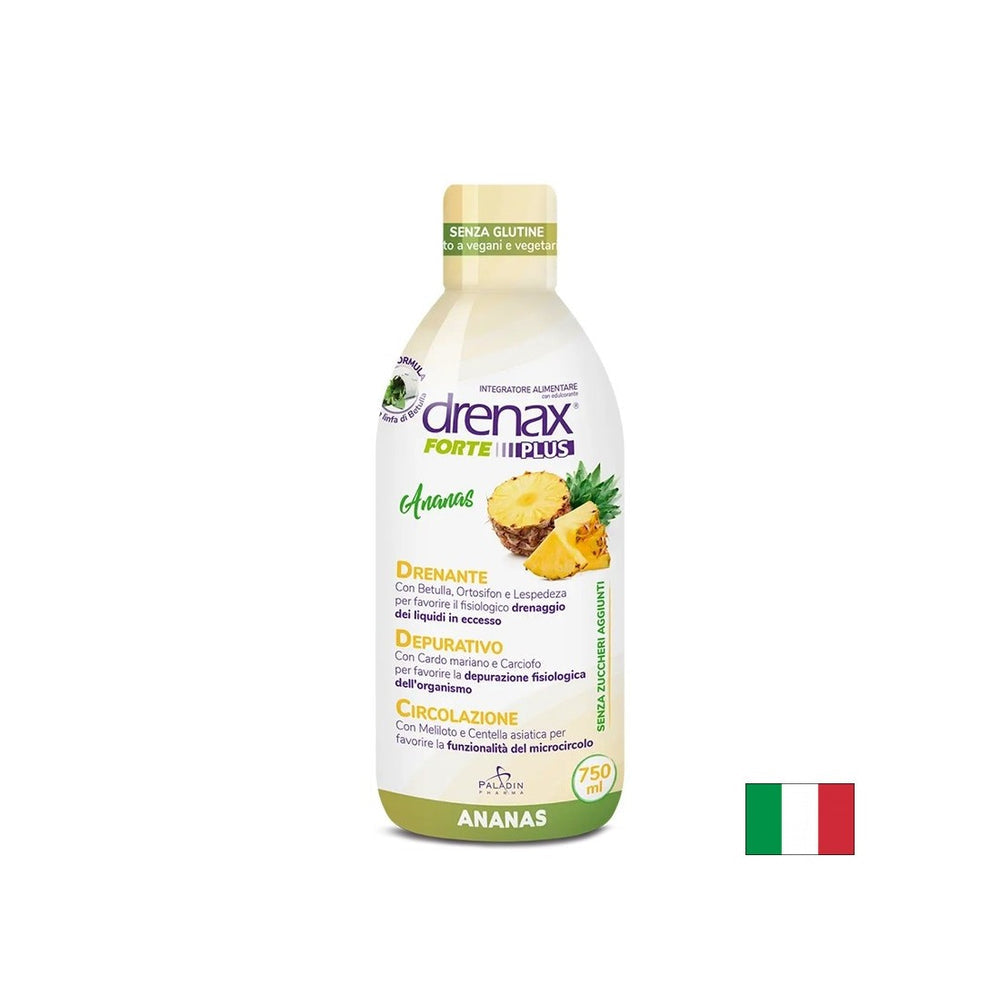 Formula za zadržavanje protiv fluida s ananasom - Drenax - Drenax® Forte Plus - biljni diuretik, 750 ml, 25 doza