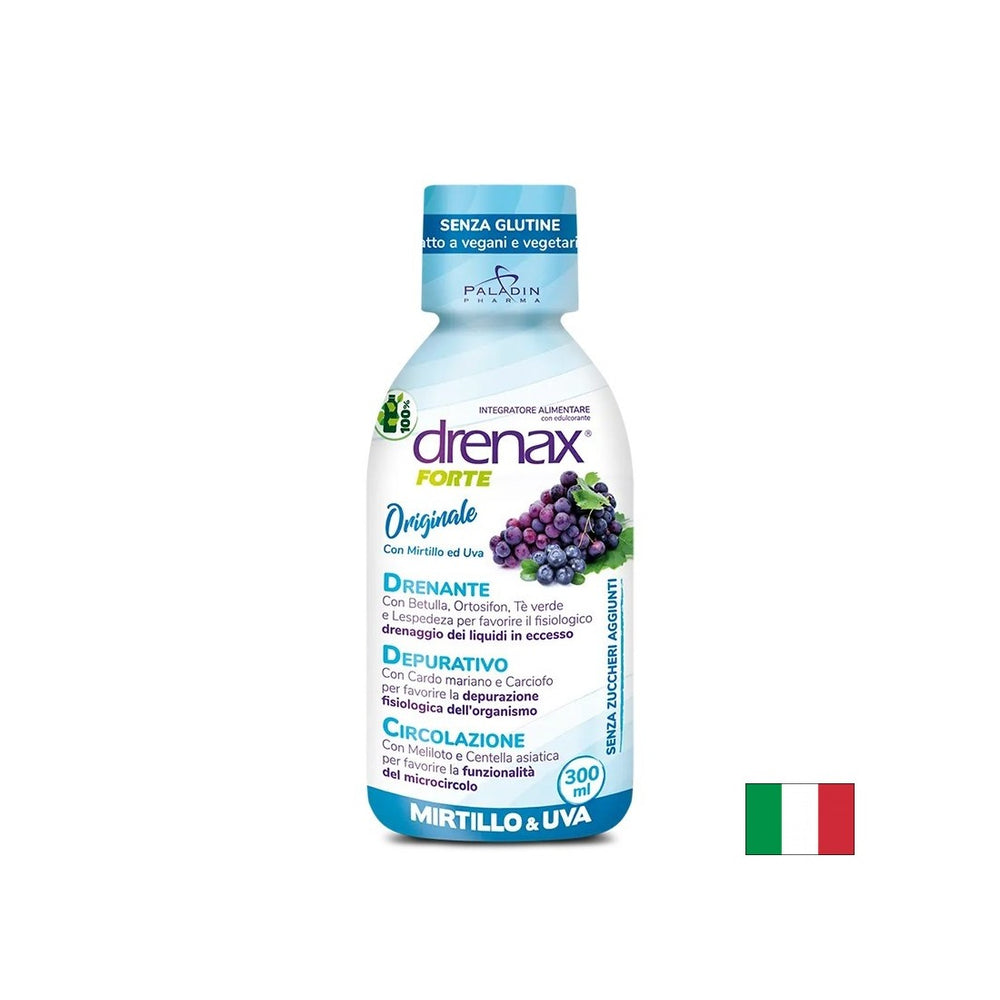Diuretička formula sa sjemenkama grožđa i borovnice - Drenax - Drenax® Forte, 300 ml, 10 doza