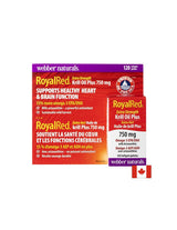 Trostruka kombinacija za podršku srcu i mozgu - Ulje krila + Omega-3 i astaksantin RoyalRed, 120 softgel kapsula