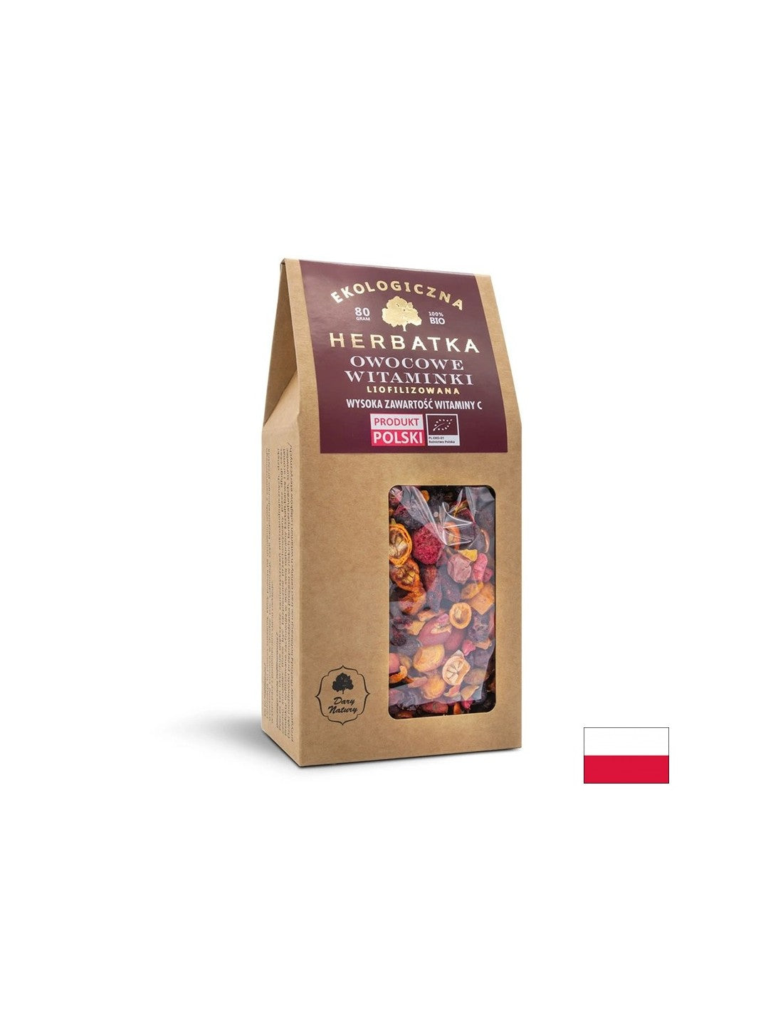 Liofilizirani čaj Voćni Bio, 80 g <tc>Dary Natury</tc>