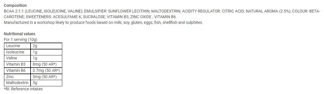 BCAA Optimiz | s maltodekstrinom - 250 grama