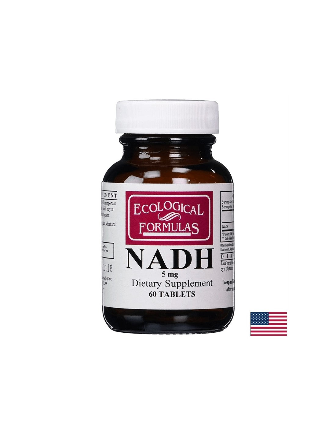 NADH (nikotinamid adenin dinukleotid), 60 tableta Ekološke formule