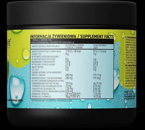 Aqua Kick/Napredna hidratacija - fokus mozga - 300 grama