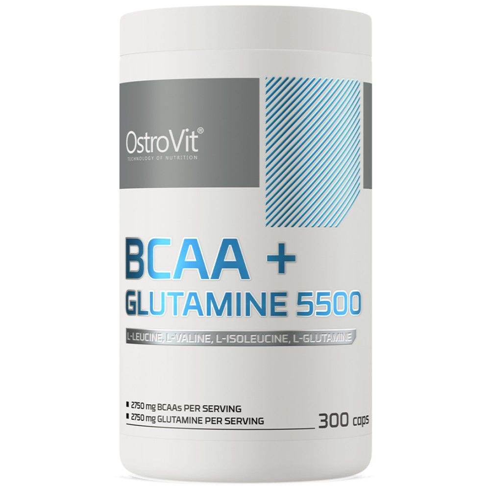 BCAA + glutamin 5500 mg - 300 kapsula