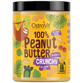 100% Peanut Butter Crunchy - 1000 grams - Nutra Best Europe