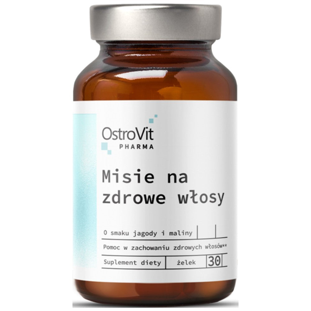 Pharma medvjedi / žvakaća kosa, koža, nokti formula 30 žvakaća tablete