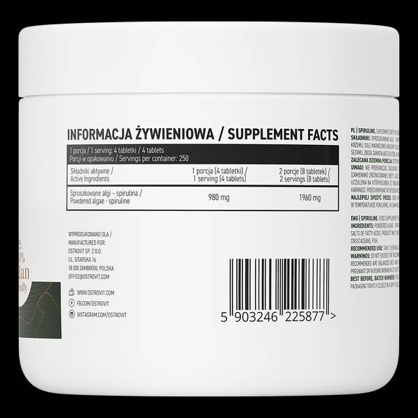 Spirulina - 1000 tableta
