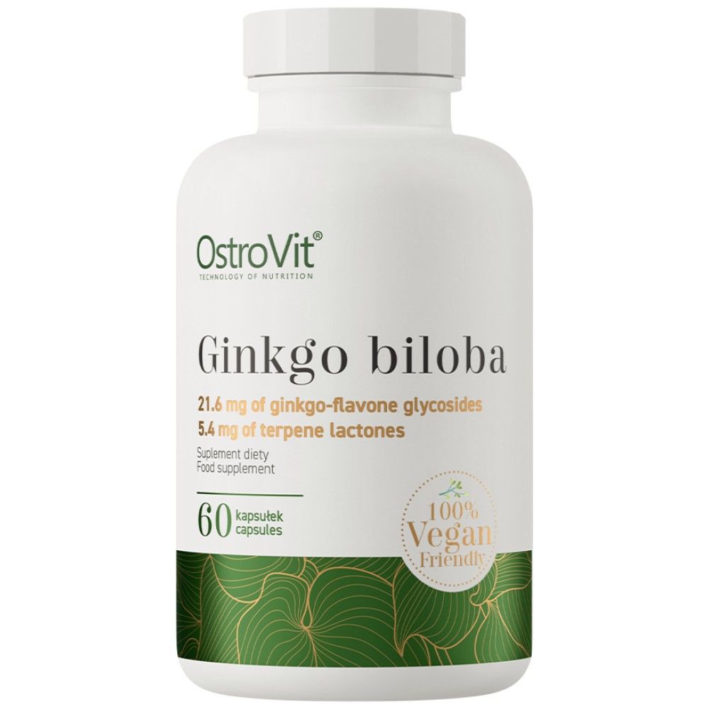 Ginkgo biloba 90 mg / vege - 60 kapsula