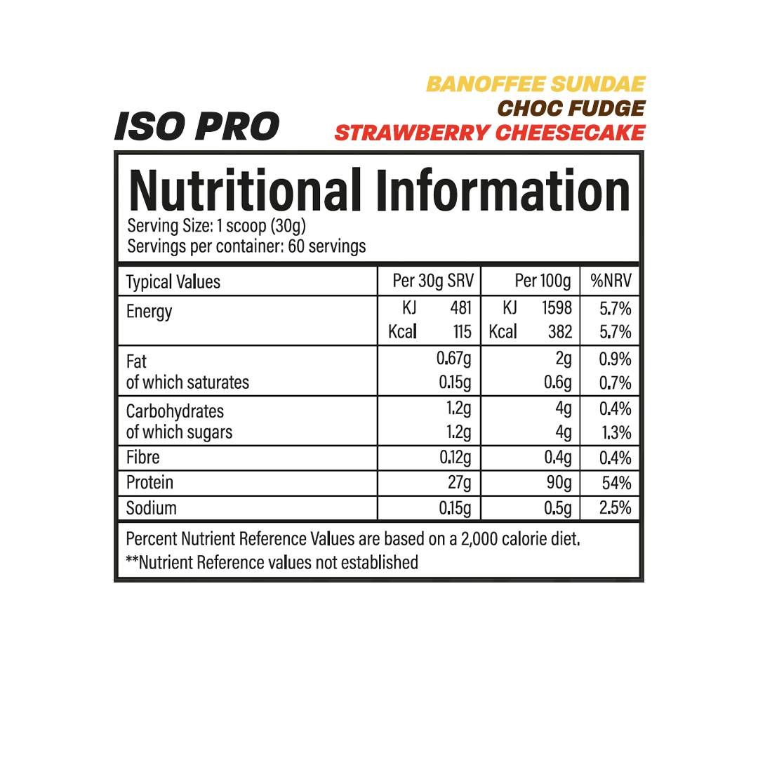 ISO Pro | 100% izolat proteina sirutke - 1800 grama
