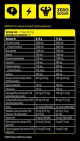 Xtreme Napalm Pre -kontust/pumpa - 17,5 grama