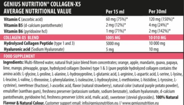 Kolagen x5 tekućina - 500 ml