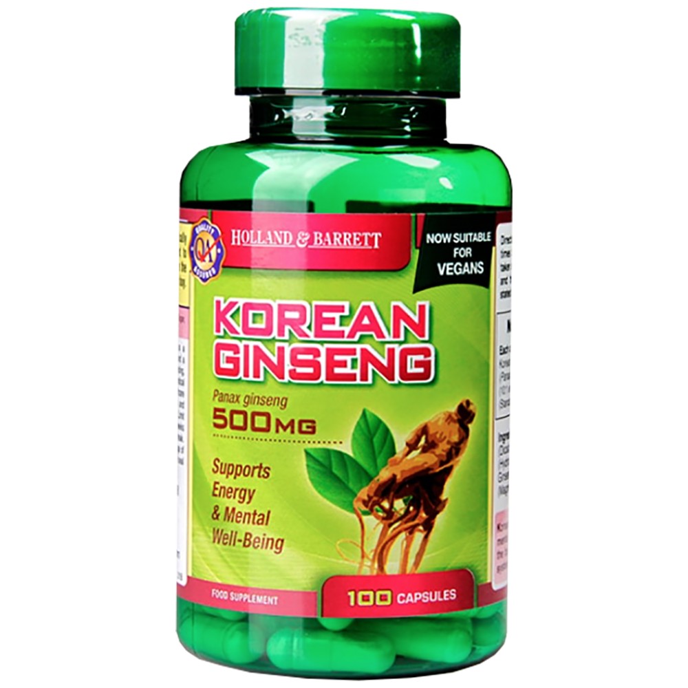 Korejski ginseng 500 mg 100 kapsula