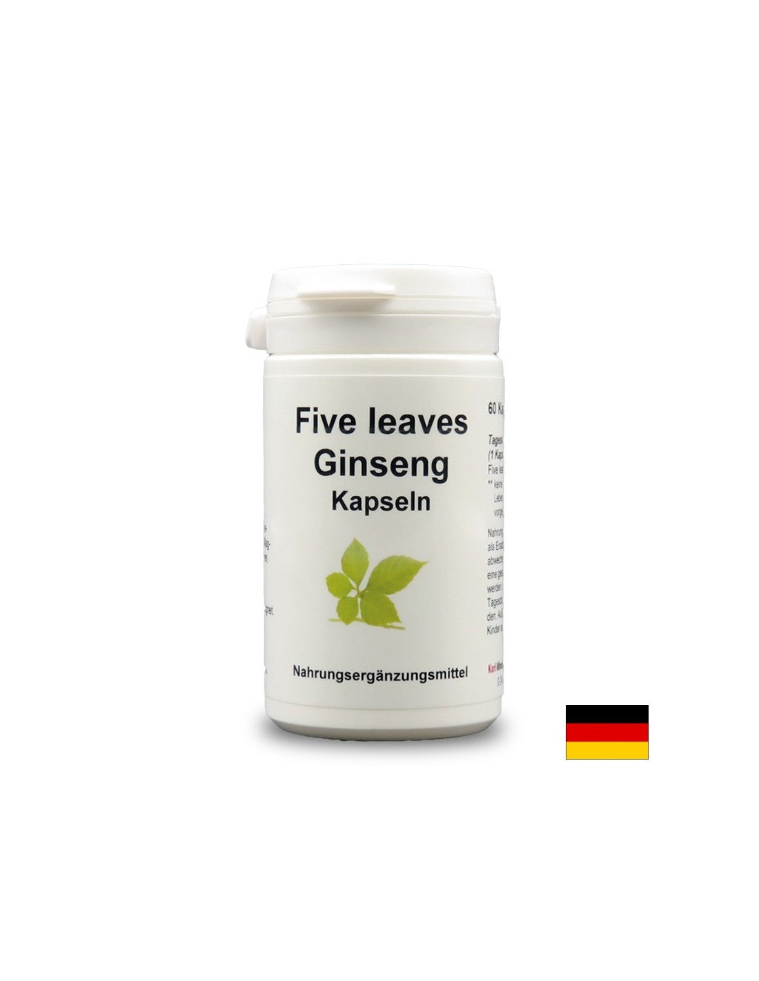Pet listova ginsenga - Jiaogulan (Ginostema) 400 mg, 60 kapsula <tc>Karl Minck</tc>