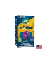 Fortify ™ Optima® Daily Probiotic + Prebiotic - Utvrdite optima probiotik, 35 milijardi aktivnih probiotika, 30 kapsula prirode