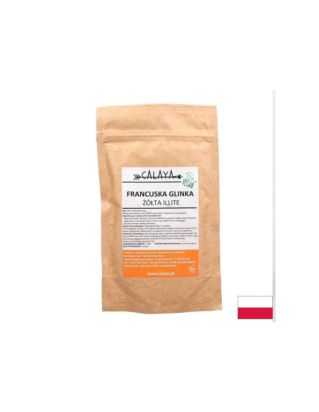 Francuska žuta nepisnica glina, 100 g