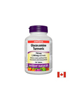 Glucosamine Kurmeric - glukozamin sulfat + kurkuma - Zdravi zglobovi, 120 tableta <tc>Webber Naturals</tc>