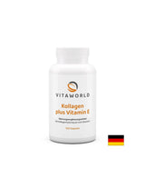 Njega kosa, kože i zglobova - kolagen (goveda) 500 mg + vitamin E, 100 kapsula
