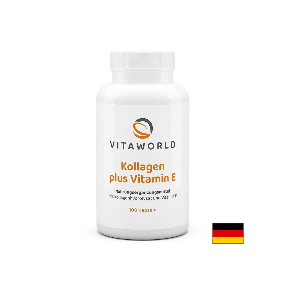 Njega kosa, kože i zglobova - kolagen (goveda) 500 mg + vitamin E, 100 kapsula