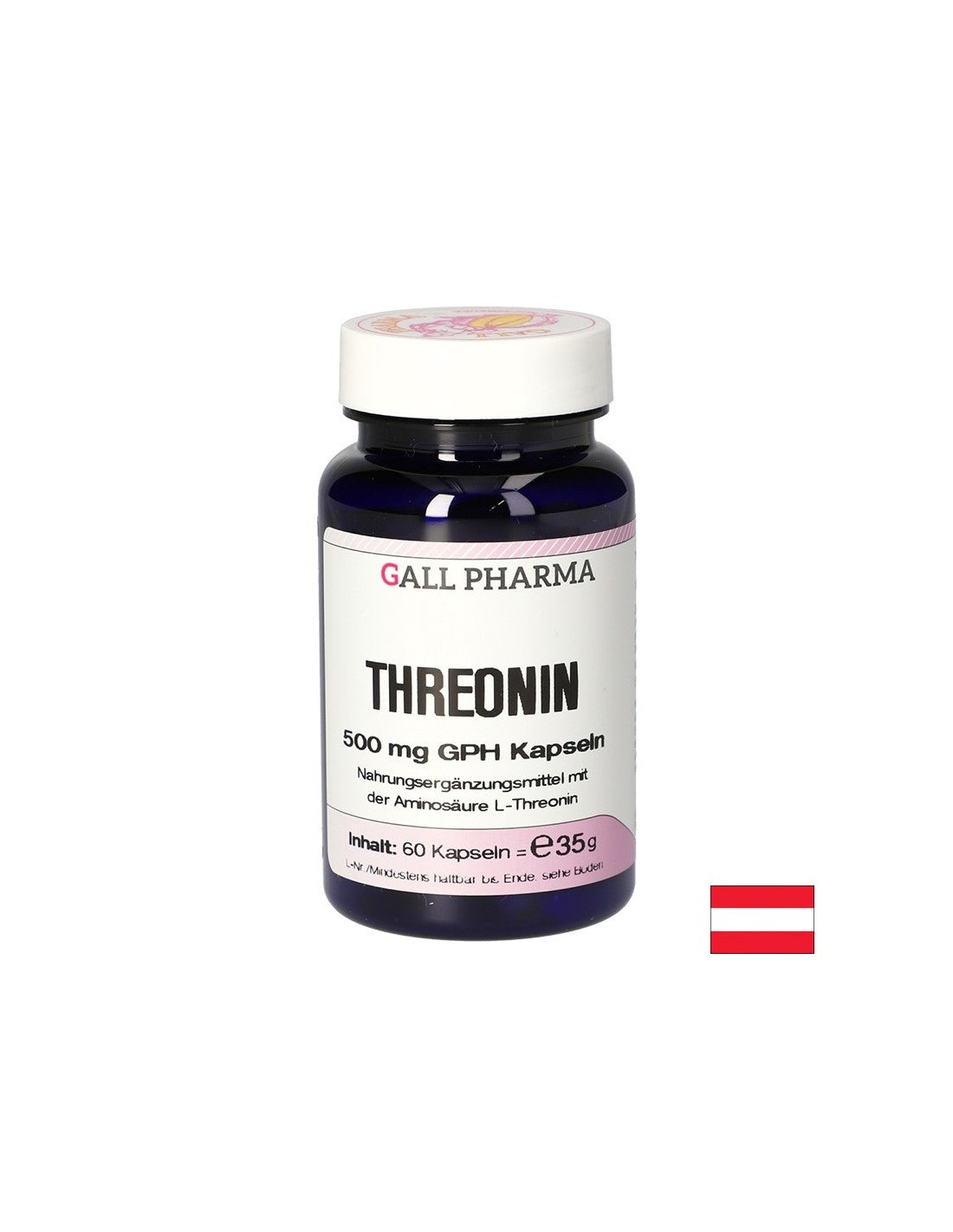 Njega kostiju i mišića - l -treonin (treonin), 500 mg x 60 kapsula