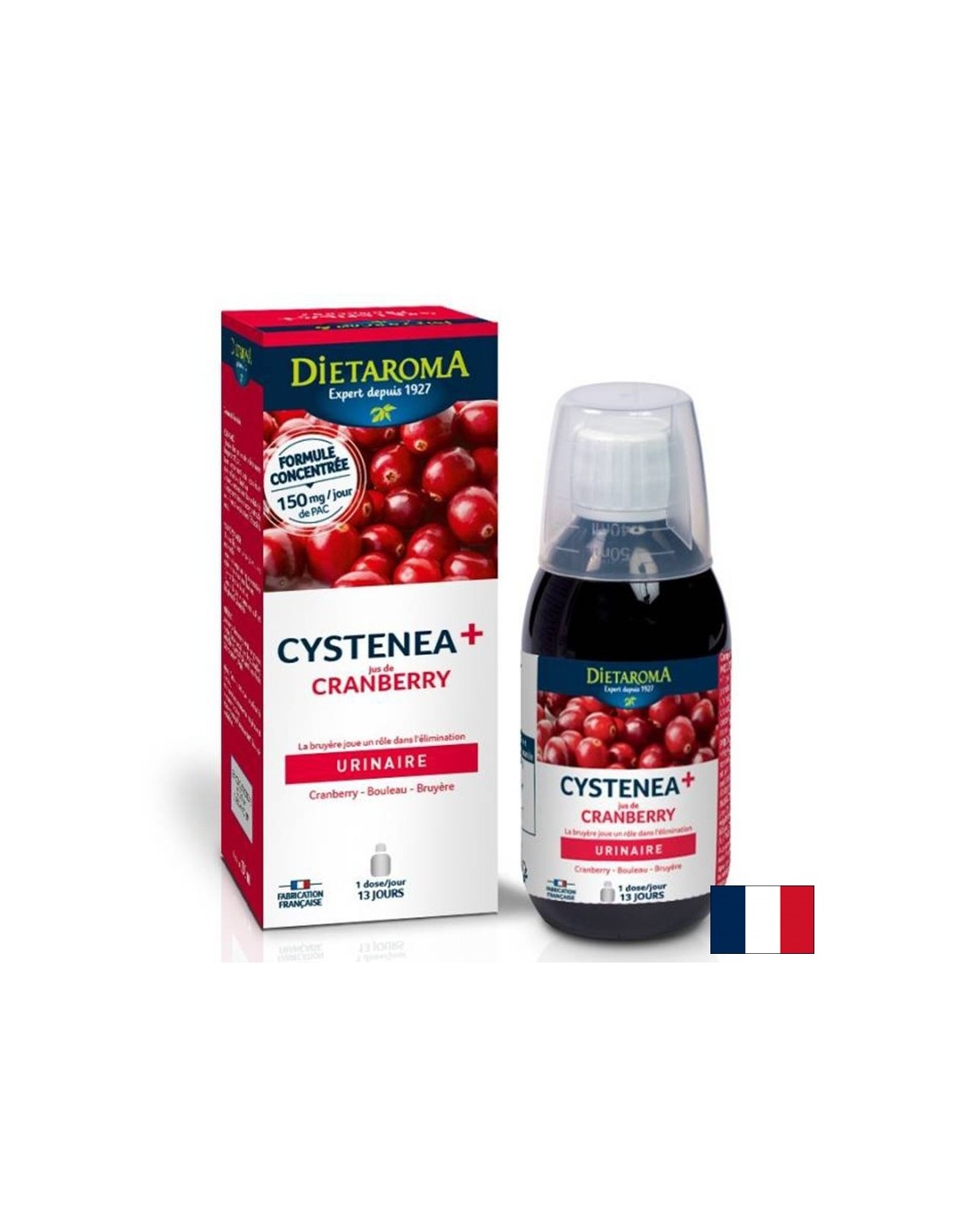 Njega mokraćnog sustava (brusnica, bijela breza i heather) Cysténéa +, 200 ml