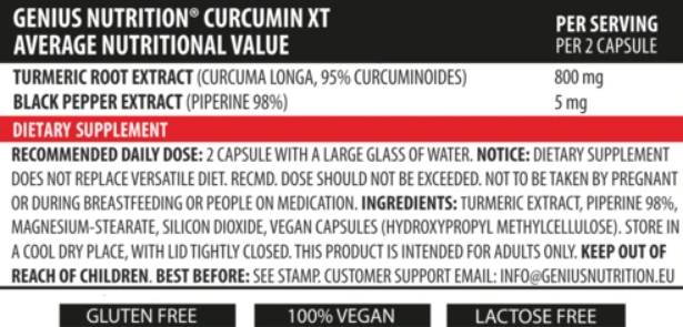 Curcumin XT - 90 kapsula