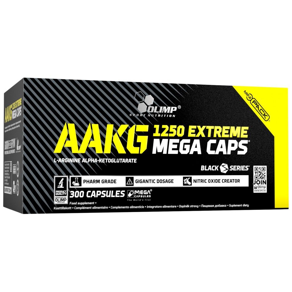 AAKG Extreme 1250 mega kape - 300 kapsula
