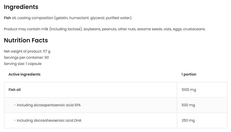 Omega 3 ekstremno | 75% EPA + DHA - 180 Softgels