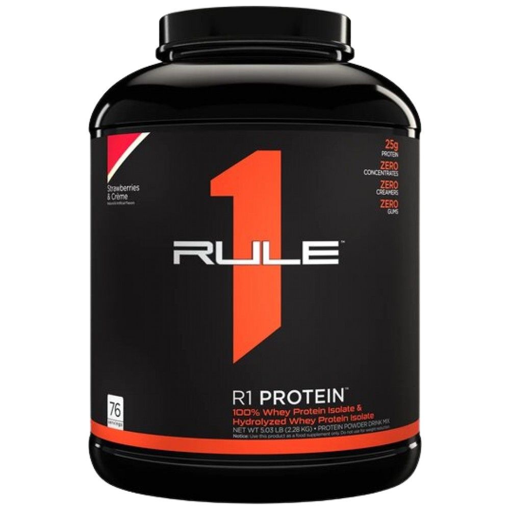 R1 Protein | 100% izolat sirutke i hidrolizat sirutke - 2196-2280 grama